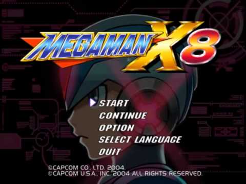 rockman x8 menu